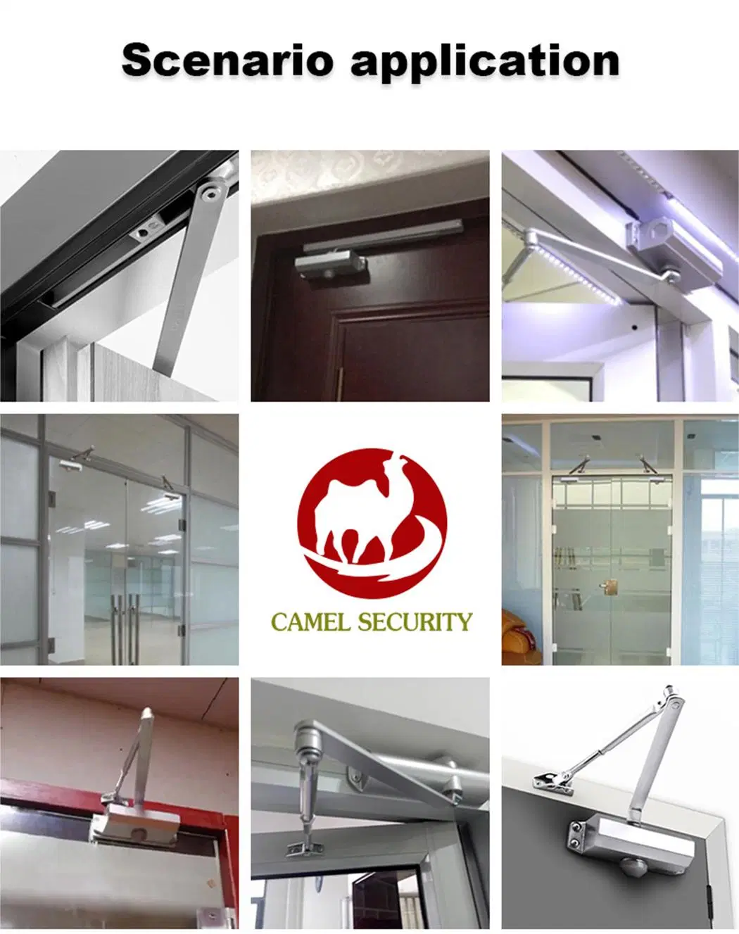 High Quality Spring Glass Door Self Closing Automatic Sliding Door Closer